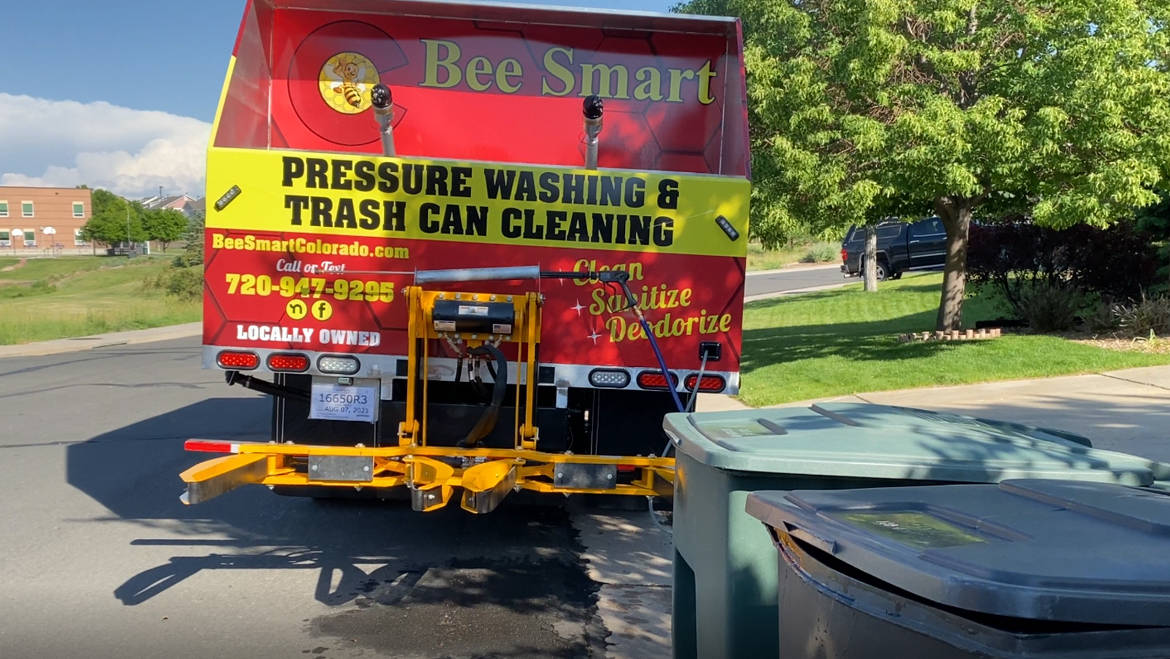 Commercial Pressure Washing - Bee Smart Pressure Washing & Trash Can Can Hoa Force You To Keep Garbage Cans In Garage