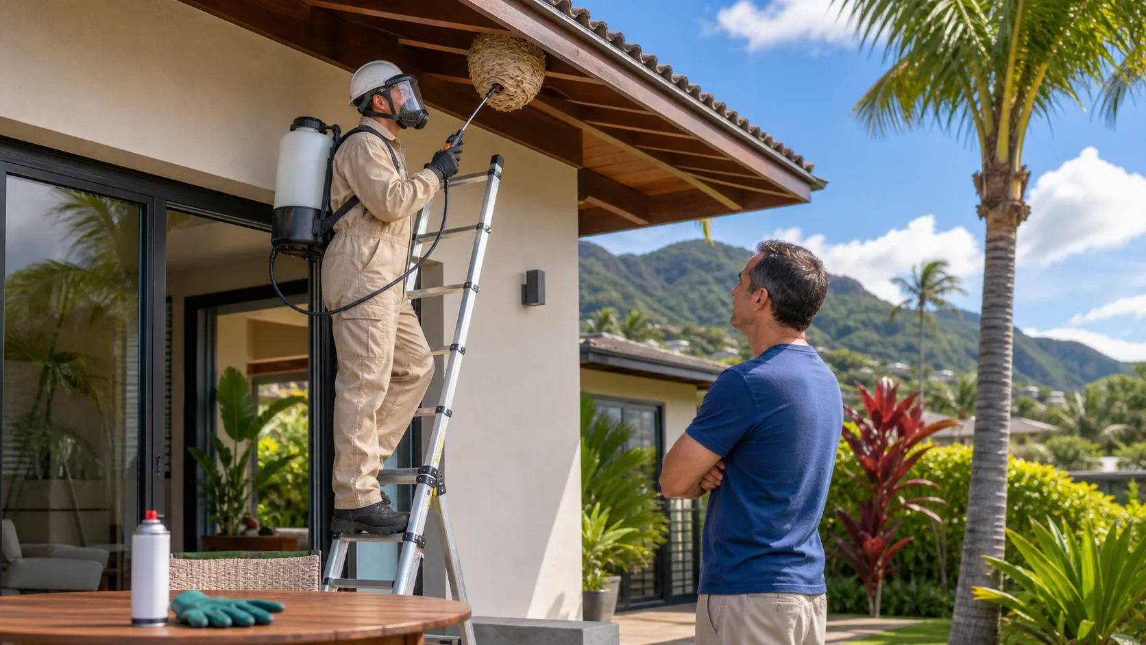 Wasp Control in Reunion Vs DIY Removal: Which Is Safer?